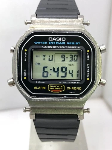 Vintage Casio G-Shock 691  DW-5600 Alarm Chronograph Speed Digital Men's Watch