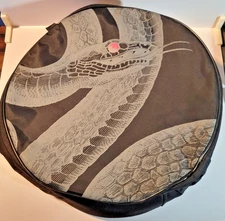 Kaces III 14x6.5 Padded Snare Drum Case Gig Bag Snake EXCELLENT