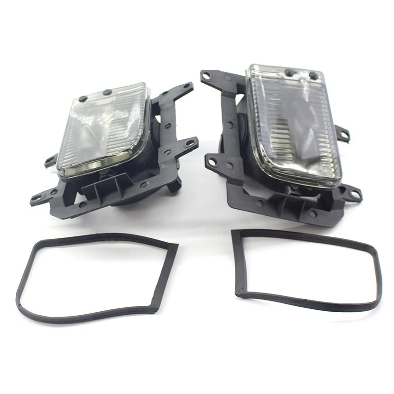 1 Pair Of Front Bumper Clear Fog Light Lamp Fits For BMW E30 318i 320 325i 82-94 - Image 2 of 4