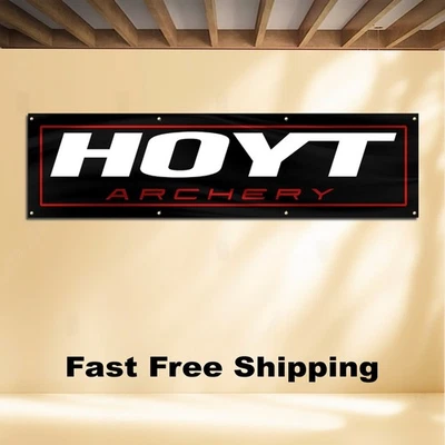 HOYT ARCHERY 2'X8' BANNER FLAG