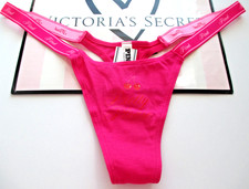 VICTORIA'S SECRET PINK Cotton High Leg Micro Thong Panty S M L XL Cherry NWT VS