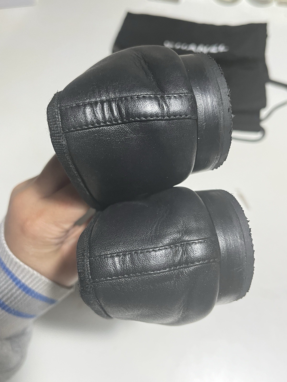 Chanel Classic Black Ballet Flats Size 38.5 With Dust bags thumbnail 4