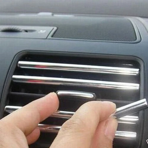 NEW Chrome Moulding Trim Strip Car Door Edge Scratch Guard Protector Cover 6M - Picture 3 of 12