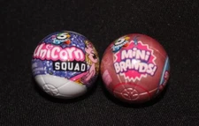 Zuru 5 Surprise Mini Brands Toys - Metallic ball and Unicorn Squad ball