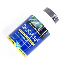 OmegaWorks Omega 3-6-9 Dietary Supplement 60 Soft Gels (Sealed, No Box)