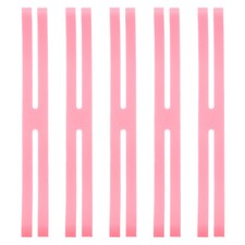 9 Inch H Band Silicone Rubber Bands, 5 Pcs Silicone Bands, Pink