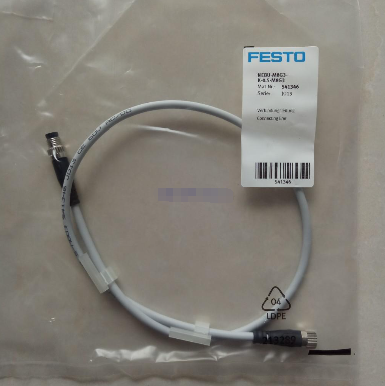 Festo 541334 Model Nebu M8g3 K 5 Le3 Cavo Di Collegamento - Foto 6