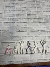 Marx Baseball Figurines Plastic Lot Of 6 Vintage Vtg - Good Overall Toys