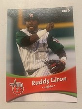 Ruddy Giron Card 2016 Fort Wayne Tin Caps Team Card