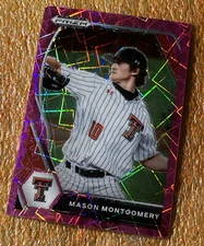 2021 Panini Prizm Draft Picks MASON MONTGOMERY Pink Velo Prizm #PDP191