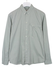 AQUASCUTUM Shirt Men's 16 / 41 Pinstripe Pattern Button Down Collar Pocket