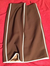 Prada Angora Wool Skirt Size 44 Italian High Waisted Pencil Style