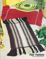 Vtg Macrame Floor Rug Home Decor Patterns Decorate with Macrame 914 Craft Book