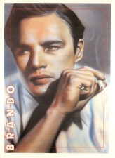 ATHENA POSTCARD MEN &WOMAN BRANDO LARGE SIZE UNUSED USED GD PLUS V GD