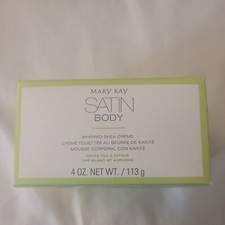 NEW Mary Kay Satin Body Whipped Shea Creme White Tea Citrus Moisturizer 4 oz