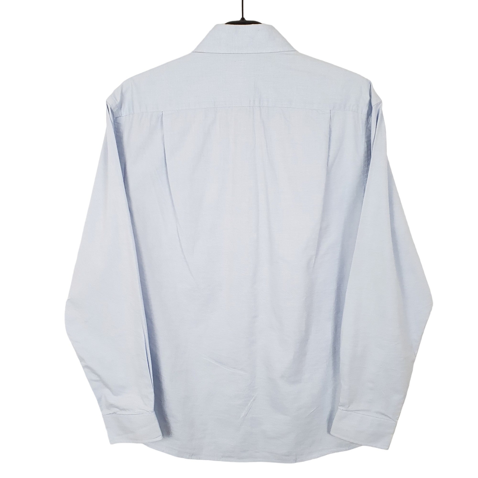 TOMMY HILFIGER Blue Shirt Slim Fit Long Sleeve Casual Mens S image 3