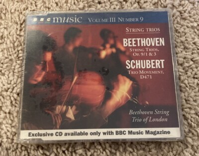 BBC MUSIC Beethoven String Trio of London Op 9 No 1 & 3 Schubert - Brand New