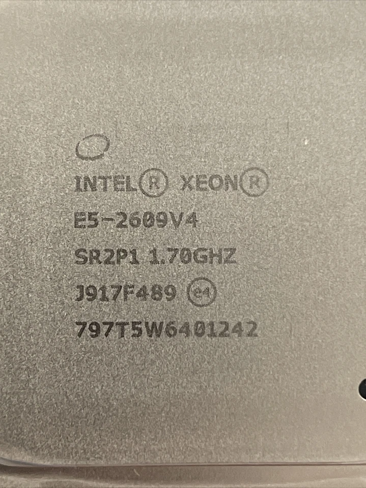Intel SR2P1 Xeon Processor E5-2609 v4 20M Cache, 1.70 GHz NEW - Image 3 of 4