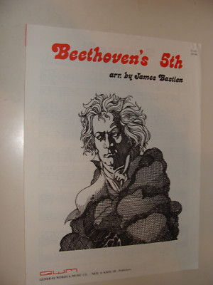 Beethoven 5th Symphony simplified by James Bastien  1976 piano solo