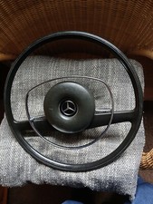 Oldtimer Mercedes Benz Rarität orginal Steuerrad Lenkrad 2 Speichen Chromring 