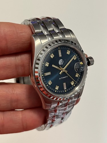 Orologio ALTA QUALITA' Meccanico Automatico uomo Datario acciaio 316L Zaffiro - Foto 13 di 14