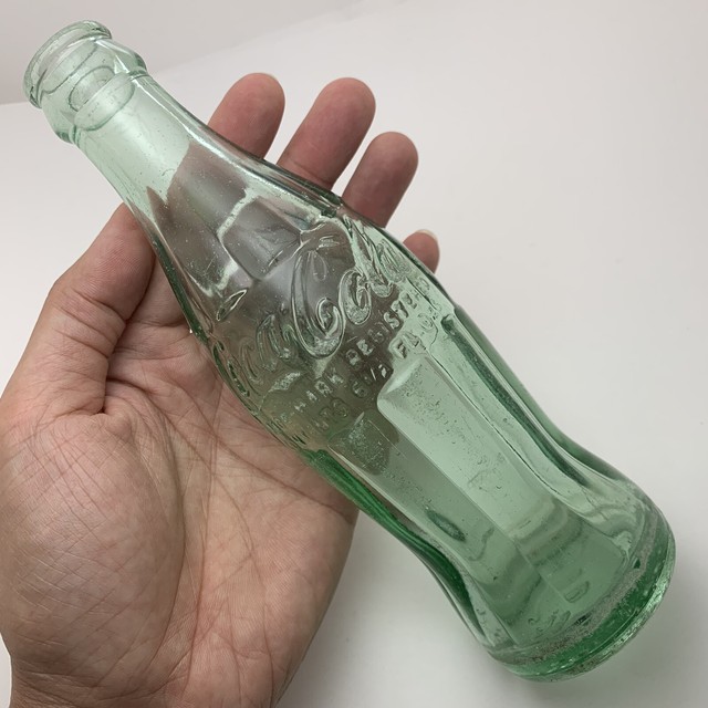 1959 Coca Cola Bottle Columbia South Carolina Green 6.5 FL Oz Embossed
