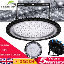 LED High Bay Light 800W Low Bay UFO Ceiling Warehouse Industrial Factory Lights