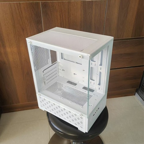 270 Grad transparentes Computer gehäuse PC-Turm für M-ATX/ITX-Motherboard