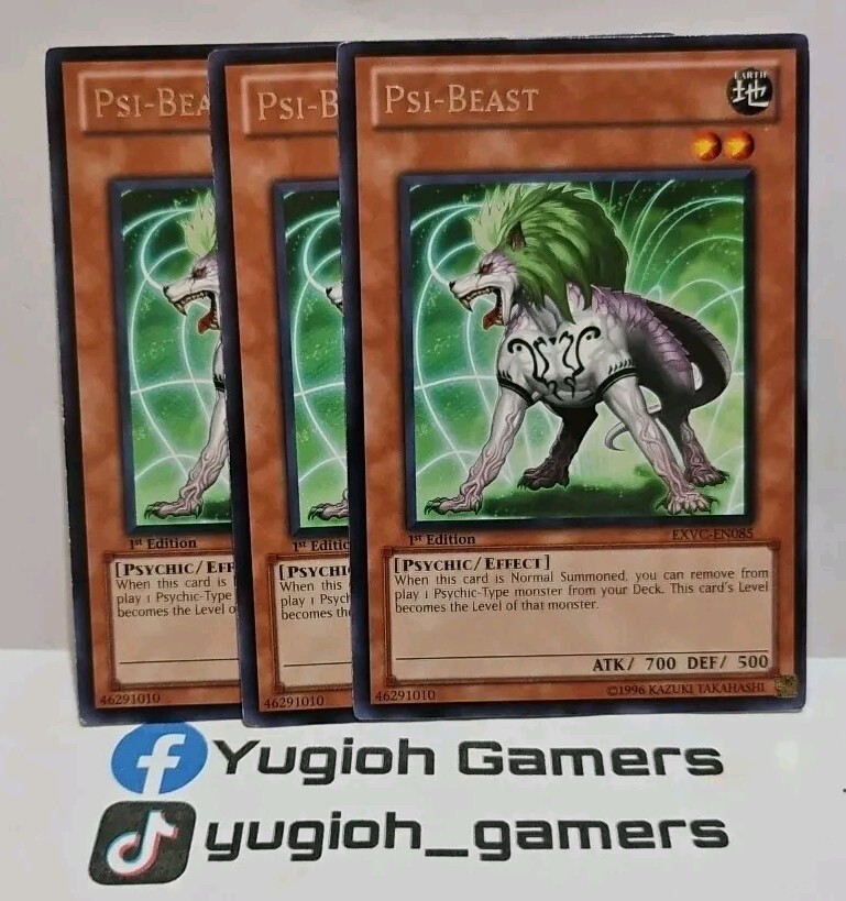 beast type yugioh cards Yu-Gi-Oh! - Psi-Beast (EXVC-EN085) - Extreme Victory - 1st Edition It gains 800 ATK Beast Rage | Yu-Gi-Oh TCG