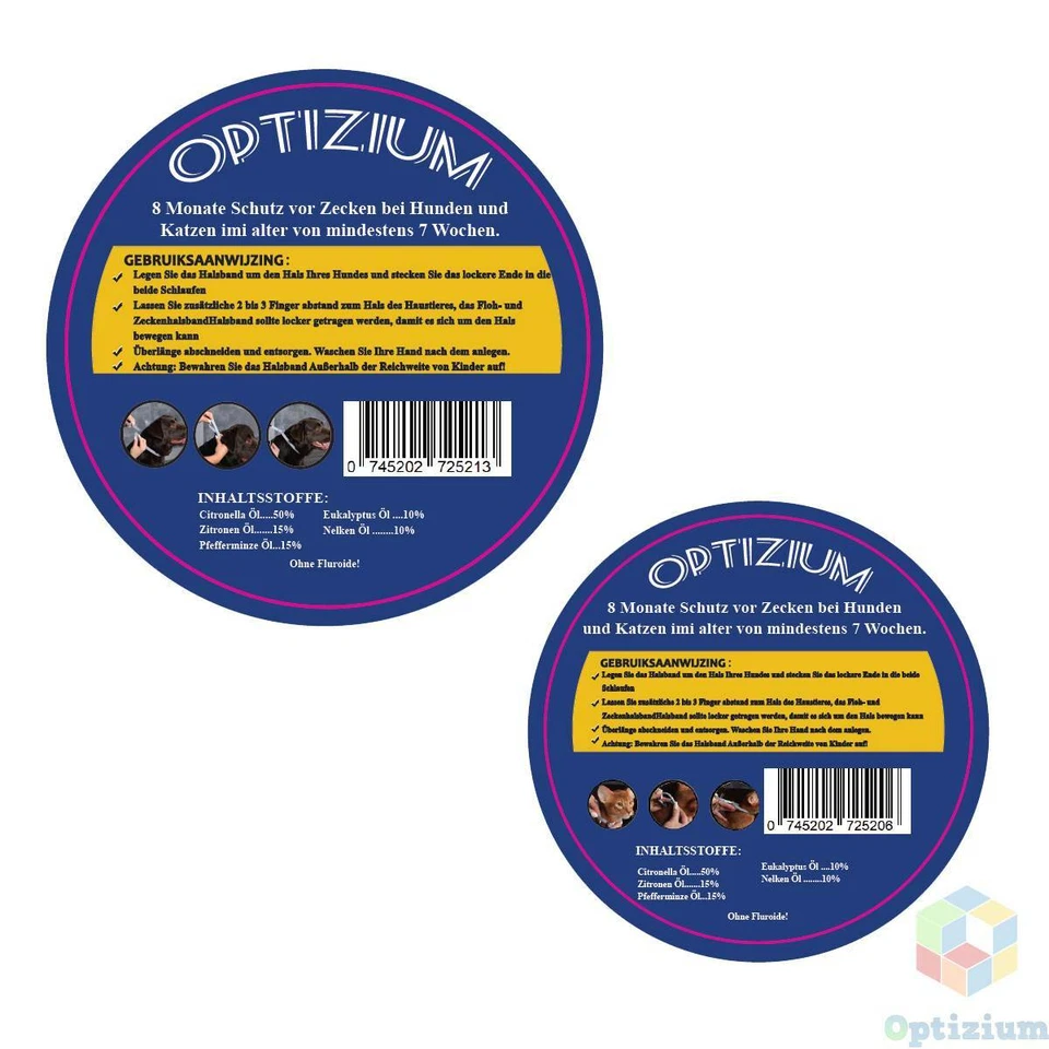 Zeckenhalsband Anti Insekten Floh Haustier Katzen Hund 8 Monate Zeckenschutz - Bild 2 von 4