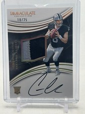 2016 Panini Immaculate Premium /25 Connor Cook #CC RPA Rookie Patch Auto RC