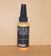 Metal Head Yellow 4mm Paint Marker 2oz Metal Marker Crafts Auto Salvage Concrete