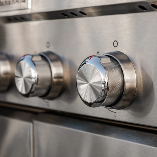 KitchenAid Edelstahl-Gasgrill mit Seitenbrenner (inkl. Abdeckhaube) | Standgrill - Bild 7 von 12