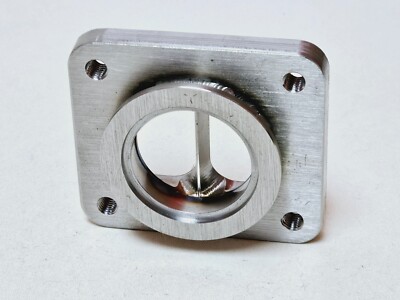 Stainless PTE 3.0'' OD V-band Header to T4 Divided Turbocharger Fit Precision USA