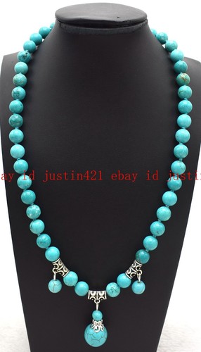 Bonito! Collar colgante de cuentas redondas de piedras preciosas multicolores naturales de 8 mm 18" AAA - Imagen 2 de 43