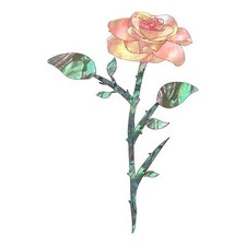 Guitar Headstock Sticker Rose Flower PVC Guitar Inlay Sticker Inlay Sticker