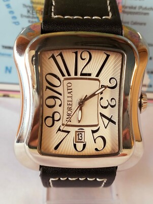 MORELLATO QUARTZ WHITE DIAL MEN'S FULLY WORKING CONDITION VINTAGE WATCH 
