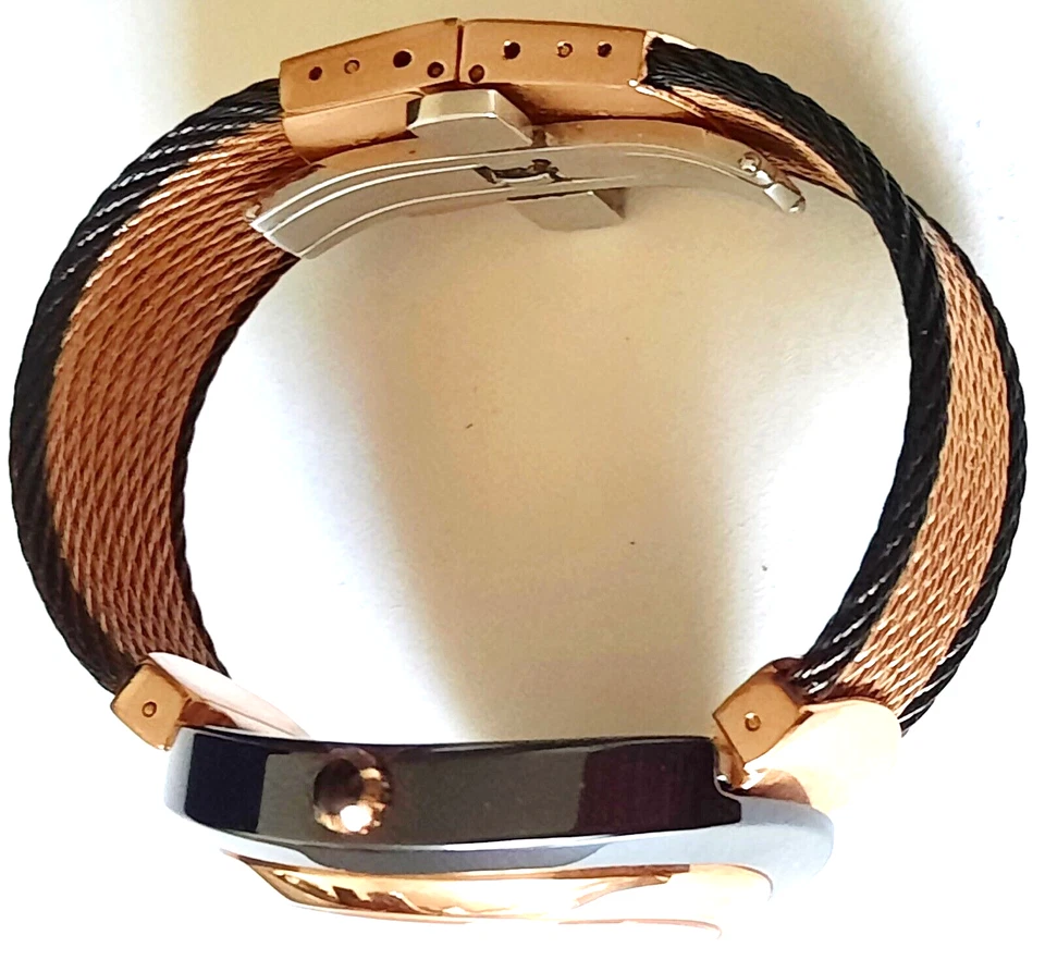 Relógio de quartzo feminino Alor com pulseira de ouro rosa CBD-90-2-59-0 em caixa de presente de couro - Imagem 4 de 4