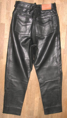 - EXELL / LOUIS - Damen LEDERJEANS / Motorrad - Lederhose in schwarz ca. Gr. 40