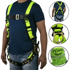 Safety Harness 3D Ring grommets Fall Protection Full Body ANSI OSHA UL JORESTECH