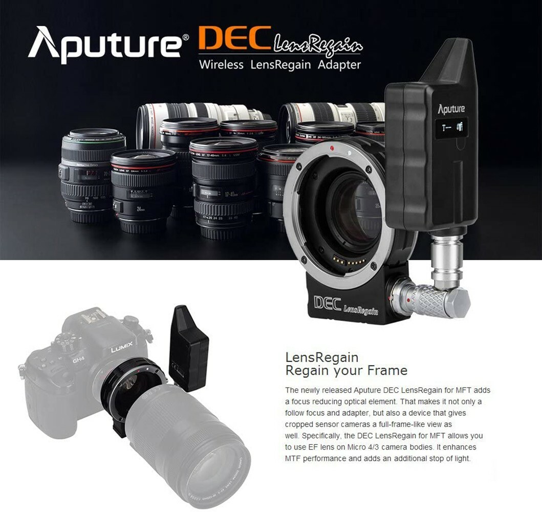 Aputure DEC Wireless Lens Regain Adapter for Canon EF to Micro