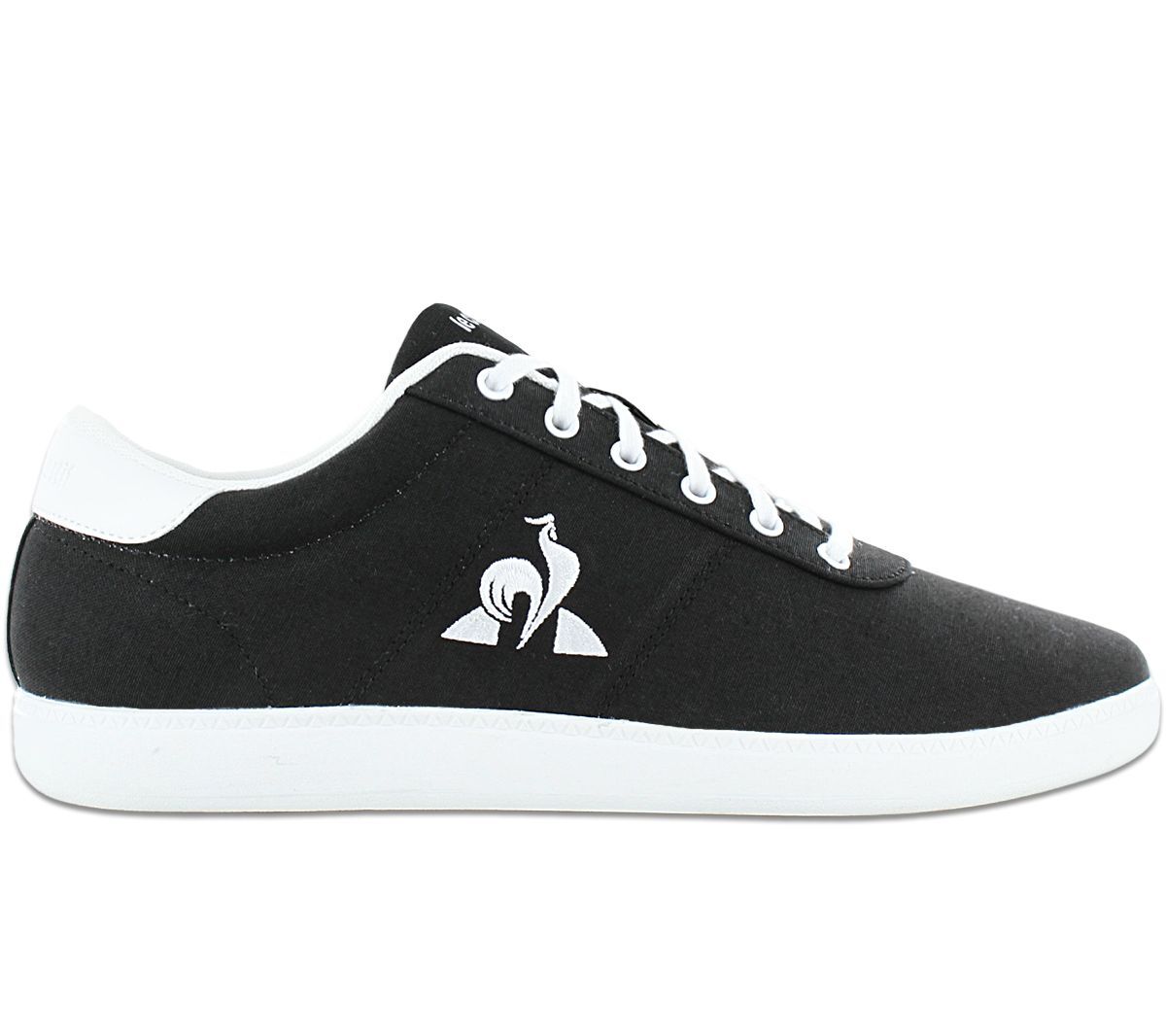 Le Coq Sportif Court One Hombre Sneakers Canvas Negro 2210112 Calzado Deportivo