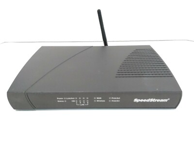 Speedstream Room Siemens SpeedStream Wireless Router SS2624 w/built in firewall NO POWER ...