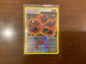Pokemon Double Magma Energy 34/34 Reverse Holo Double Crisis