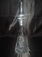 Antique Baccarat Crystal Palaiseaul Decanter. 6 LBS. Circa  Late 19th Century.