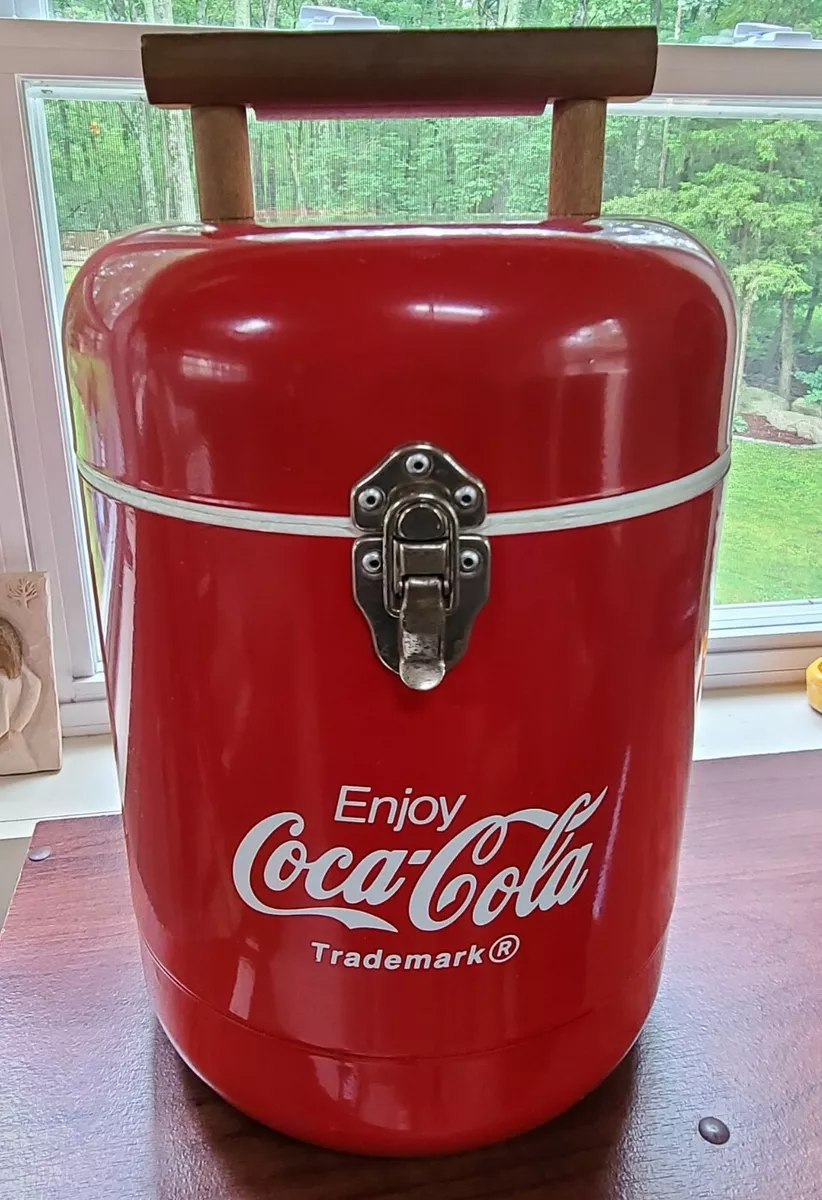 Round coca store cola cooler