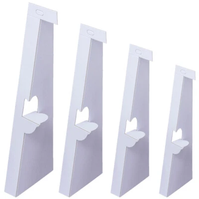 140mm White Showcard Struts. Menu Stand, Poster Stand