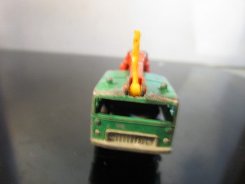 Matchbox Lesney 30 8 Wheel Crane Green Orange Boom - Picture 2 of 5