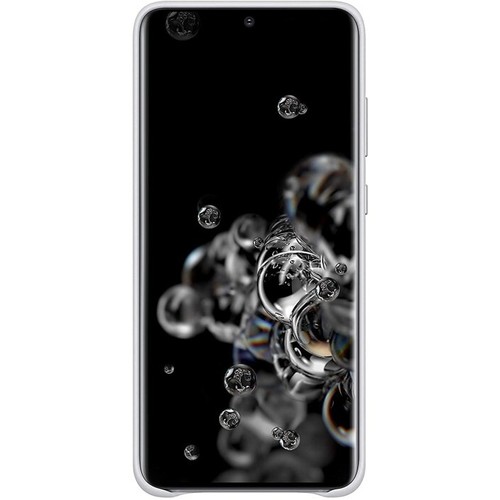 Funda Samsung de Piel para Galaxy S20 Ultra Color Gris Claro EF-VG988LS Nuevo - Imagen 3 de 4