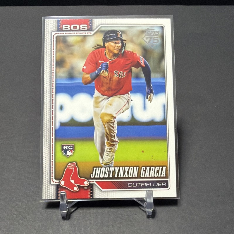 2026 Topps Jhostynxon Garcia Rookie Card #316 Boston Red Sox Baseball Card